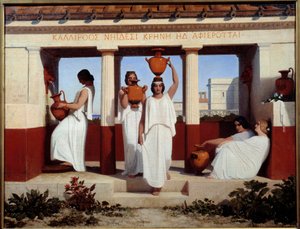 Çeşmede Yunan Kadınları Dominique Papety