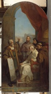 Mimari: Michelangelo (Michelangelo veya Michelangelo) olarak bilinen İtalyan ressam ve heykeltıraş Michelangelo Buonarroti by Dominique Magaud