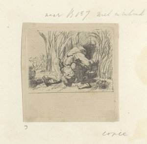 het korede monnik Seksen beş orijinal baskının toplanması (seri başlığı) by Dominique Vivant Denon (baron) (attributed to)