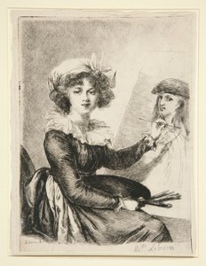 Louise-Elisabeth Vigée-Lebrun, (Mlle Lebrun) Uffizzi