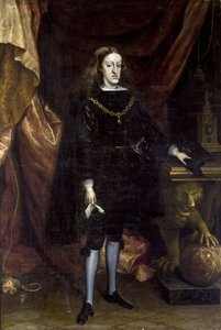 Barok: Ensorcele olarak bilinen İspanya Kralı II. Charles - Carreno de Miranda, Juan tarafından İspanya Kralı II. Charles
