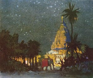 Hindistan (renkli litho)