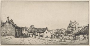 Bir Devonshire Köyü by Donald Shaw MacLaughlan