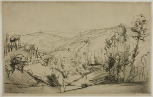 San Gimignano Tarlaları by Donald Shaw MacLaughlan