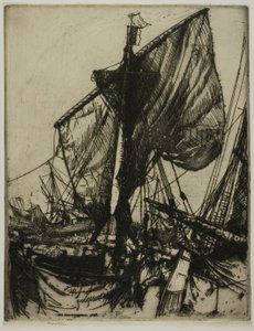 Chioggia Balıkçıları by Donald Shaw MacLaughlan