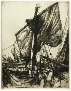 Chioggia Balıkçıları by Donald Shaw MacLaughlan