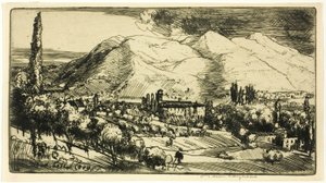 Toskana Tepelerinde by Donald Shaw MacLaughlan