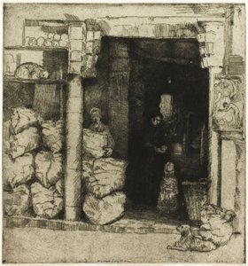 Kömür Dükkanının İçi by Donald Shaw MacLaughlan