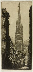 La Fleche, Rouen by Donald Shaw MacLaughlan