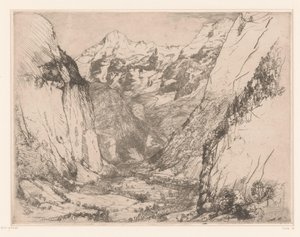 Lauterbrunnen Vadisi Lauterbrunnen by Donald Shaw MacLaughlan