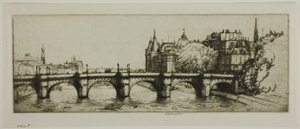Pont Neuf, Paris by Donald Shaw MacLaughlan