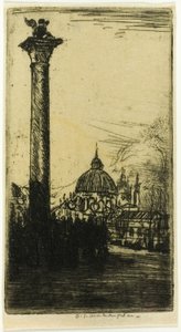 Aslanlı Sütun, Venedik by Donald Shaw MacLaughlan