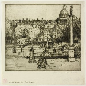 Lüksemburg Bahçeleri, Paris by Donald Shaw MacLaughlan