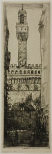Palazzo Vecchio, Floransa by Donald Shaw MacLaughlan