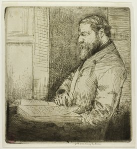 Fransız Öğrenci Portresi by Donald Shaw MacLaughlan