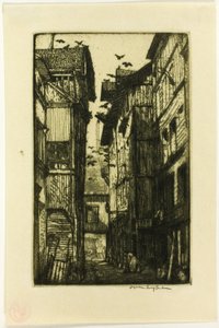 Güvercinler Sokağı, Rouen by Donald Shaw MacLaughlan