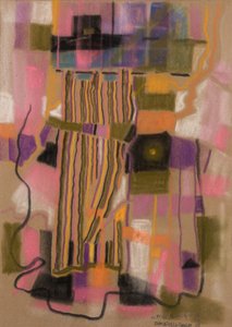 Ariadne'nin ipliği, 2002 (kadife kağıt üzerine pastel)