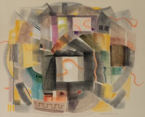 Ariadne'nin ipliği, 2004 (kadife kağıt üzerine pastel)