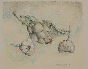 Enginar ve sarımsak by Donatella Merlo