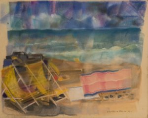 Fırtına çok yakında, 2002 (kadife kağıt üzerinde pastel) by Donatella Merlo
