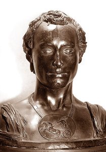 Bir Beyefendinin Büstü (bronz) by Donatello