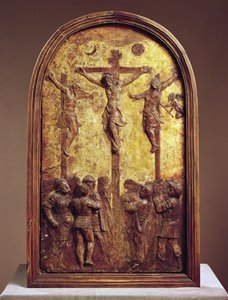 Çarmıha germe, 15. yüzyılın üçüncü çeyreği veya 19. yüzyıl kağıt hamuru by Donatello
