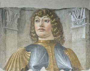 Zırhlı silahlı adam, c.1487-89 (müstakil fresk) by Donato Bramante