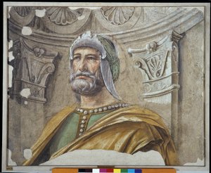 Sakallı ve Kasklı Silah Adamı