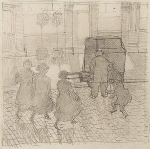 Organ Öğütücü, c.1914 by Dora Carrington