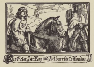 Sir Ector, Sir Kay ve Arthur Londra