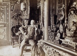 Pierre Loti (1850-1923) Fransız yazar, burada, Rochefort
