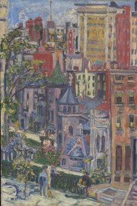 New York: Köşedeki Küçük Kilise by Dorothea Adelheid Dreier