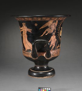 Kırmızı figürlü bir lekythos