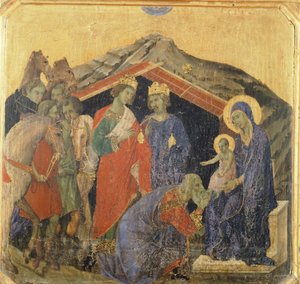 Siena Katedrali'nin Maesta'sı by Duccio di Buoninsegna