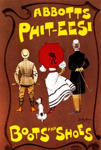 Abbotts Phit-Eesi Bot ve Ayakkabı, c1887-1922 by Dudley Hardy