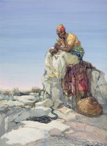 Yılan Oynatıcı, 1900 by Dudley Hardy