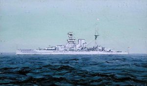 HMS Kraliçe Elizabeth by Duff Tollemache