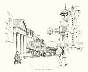 High Street, Guildford (lito) by Duncan Moul