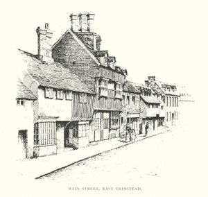 Ana cadde, East Grinstead (lito)