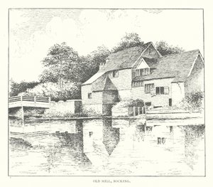 Old Mill, Bocking (lito) by Duncan Moul