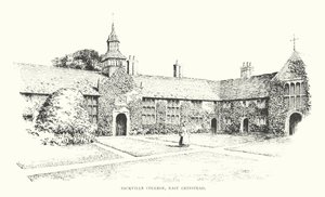 Sackville College, East Grinstead (lito) by Duncan Moul