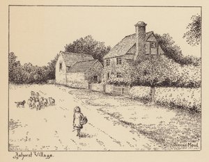 Sussex: Ashurst Köyü (lito) by Duncan Moul