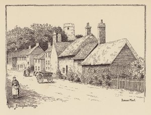 Sussex: Bramber Köyü (lito)