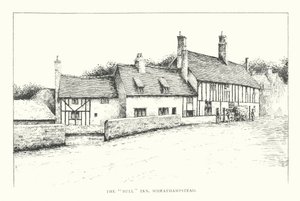 The "Bull" Inn, Wheathampstead (lito) by Duncan Moul