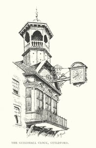 Guildford Guildhall Saati (lito) by Duncan Moul