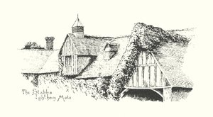 The Stables, Ightham Mote (lito) by Duncan Moul