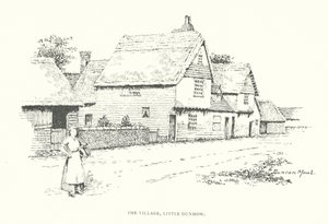 The Village, Little Dunmow (lito) by Duncan Moul