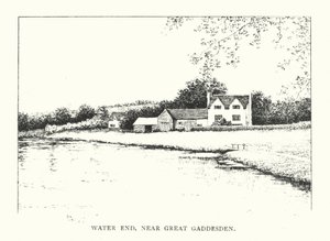 Water End, Great Gaddesden yakınında (lito) by Duncan Moul