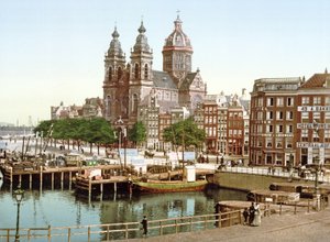 Saint Nicholas Bazilikası, Amsterdam, pub. yaklaşık 1900