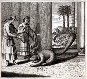 Athanasius Kircher (1601-80) 1667 (gravür) tarafından 
